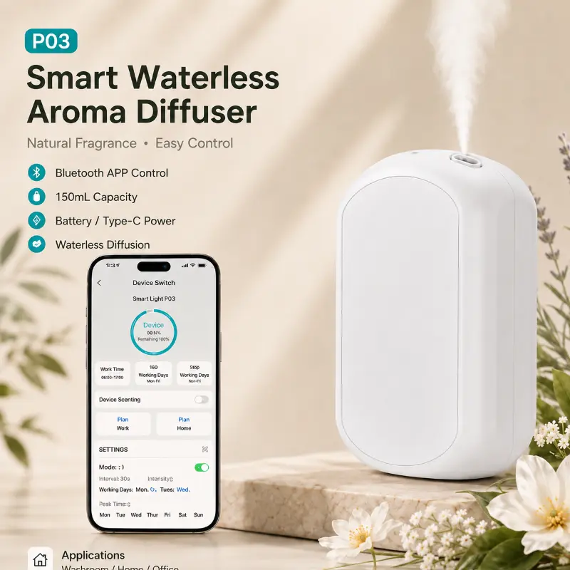Distributeur automatique d'arômes de toilettes