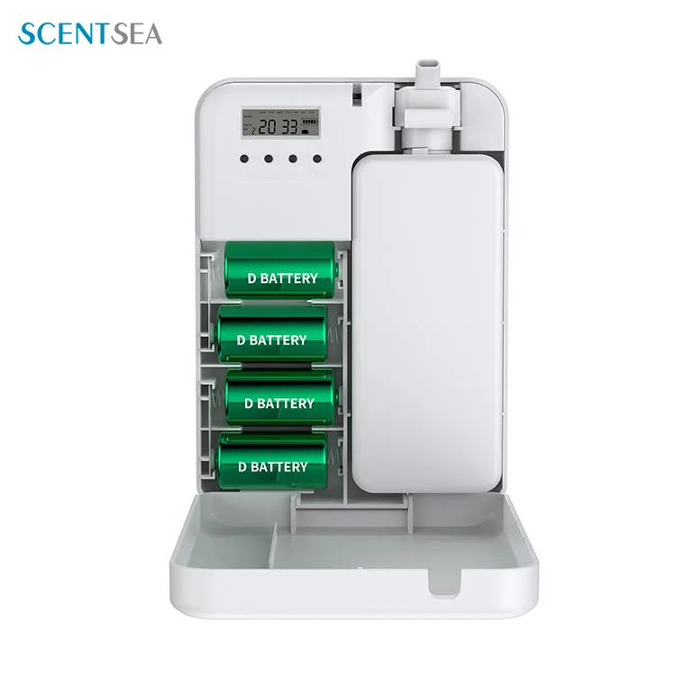 Système de diffusion de parfum d'ascenseur alimenté par batterie